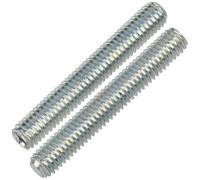 AERZETIX - Juego de 12 Tornillos Prisioneros sin Cabeza M3x20mm con Punta Plana - Huella HEX1.5 a 6 Lados Hueca - en Acero - Color Plata