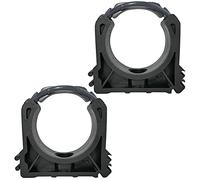 AERZETIX - Juego de 2 Abrazaderas de Montaje en Pared para Tubo Ø50mm - Soporte Guía de Tubo - en Plástico