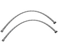 AERZETIX - Juego de 2 Mangueras de alimentación 600mm 1/2'' hembra - 3/8'' macho - manguera de conexión flexible - racores flexibles/sanitarias para grifería/baño/cocina - C51091