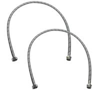 AERZETIX - Juego de 2 Mangueras de alimentación 600mm 1/2'' macho/hembra - manguera de conexión flexible - racores flexibles para grifería/mezclador/baño/cocina - C51077