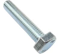 AERZETIX - Juego de 20 Pernos M10x50 - Cabeza Hexagonal - Ø10x50mm - DIN 933 - Clase 8.8 - Acero galvanizado - Bricolaje - Herramienta de montaje/Ferretería - C47354