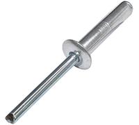 AERZETIX - Juego de 20 remaches ciegos estándar Ø6.4x30mm aluminio/acero - DIN 7337 A - remache pop con ruptura de vástago - C48122