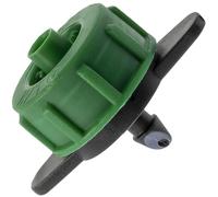 AERZETIX - Juego de 25 Goteros de Riego por Goteo con Caudal 4 Litros por Hora l/h - Sistema de Riego por Goteo Equipo de Irrigación para Jardinería - en Plástico - Color Verde