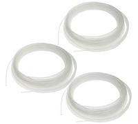 AERZETIX - Juego de 3 - Hilo de Nylon 1.30mm x 15m para Podadora/Trimmer a Césped - Cordón de Nylon - Perfil Redondo - Cuerda de Recambio para Recortadora - Césped/Cortacésped - de Plástico - C47017