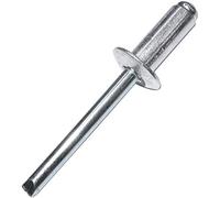 AERZETIX - Juego de 50 remaches ciegos estándar Ø6.4x15mm aluminio/acero - DIN 7337 A - remache pop con ruptura de vástago - C48324