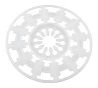 AERZETIX - Juego de 50 Rosetas arandelas de apoyo Ø140mm para fijación de paneles aislantes suaves lana de roca lana de vidrio - en plástico - color blanco