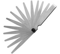 AERZETIX Juego de galgas de espesores 13 láminas de 0.05 a 1.00 mm