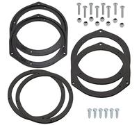 AERZETIX - Kit de 2 adaptadores para Altavoces Ø165 mm | Puertas Delanteras/traseras | Compatible con Fiat 500 Panda Punto Grande Ducato Opel Astra Peugeot Boxer Dacia Dokker Lodgy Sandero