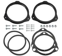AERZETIX - Kit de 2 adaptadores para Altavoces Ø165mm de plástico ABS | Compatible con Fiat 500 (312) Panda III, Ducato/Iveco Daily, Opel Corsa C/D/E, Astra F/G/H, Zafira A, Citroën Jumper/Relay