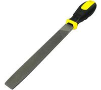 AERZETIX - Lima de afilado Metálico Plano Fino de Acero - Longitud 200mm - Herramienta de Acabado manual para Modelar el Metal - Limar/Alisado/Pulido/Mecánico - Mango bimaterial - C45963