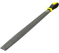 AERZETIX - Lima/Escofina para madera de acero semi redondo - Longitud 300mm - Herramienta manual para carpintero - Mango bimaterial - Instrumentos de acabado Limas/Alfileres/Dientes - C45956