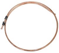 AERZETIX: Línea de freno manguera tubo de cobre Ø4.76mm con racores M10x1/M10x1 (100cm)