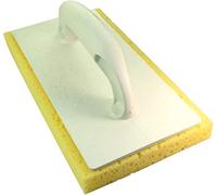 AERZETIX - Llana/Talocha de Esponja 270x140mm para Limpieza/Limpiar Las Juntas de Azulejos - Espesor de Esponja 20mm - Loza de Barro - Mango de plástico - Herramienta Manual - en Poliuretano - C45936