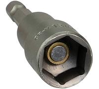 AERZETIX - Llave de vaso/portapuntas 1/4'' 13mm - Punta Magnética/Imántado 6 lados - para tornillo autoperforante de cabeza hexagonal - Adaptador/monobloque/herramientas de atornillado - CR-V - C45862