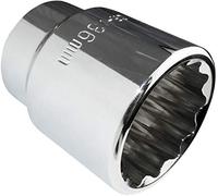 AERZETIX - Llave de vaso/Punta - Corta - 3/4x36mm - para atornillar/trinquete manual/neumático - Cuerpo cilíndrico - 12 lados/bi-Hexagonal - en acero CR-V - C45232