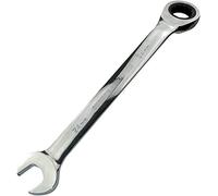 AERZETIX - Llave Plana combinada extremo abierto/Clásico 24mm - a Llave de trinquete 24mm Anillo/Ojo 12 lados - Reversible/Métrico - en CR-V - para Apriete/Ensamble - Mango Recto Pulido - C45584