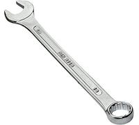 AERZETIX - Llave Plana combinada métrica 19mm - extremo abierto y anillo/ojo 12 lados - en acero CR-V para Apriete/Ensamble - Mango recta - DIN 3113 - Color plata - C45567