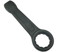 AERZETIX - Llave poligonal de golpe reforzada 36mm - llave de impacto métrico a ojo - DIN 7444 - longitud 210mm - 12 lados bi-hexagonal - en acero CR-V - C46507