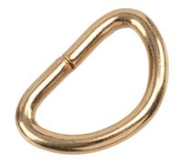 AERZETIX - Lote de 12 anillos en forma de D semicircular para correas bolso proyecto creativo decoración | pasadores 10 mm | en metal color dorado