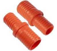 AERZETIX - Lote de 2 reductores acanalados 1 1/4"x1" para manguera de riego | plástico | manguito conexión reducido sistema riego equipo accesorio jardinería