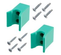 AERZETIX Lote de 2 soportes de pared de almacenamiento compatibles con lanza de riego Gardena Comfort 18334 sujeción por el tubo/tornillería incluida