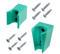 AERZETIX Lote de 2 soportes de pared de almacenamiento compatibles con lanza de riego Gardena Comfort 18334 sujeción por la empuñadura y por el tubo/tornillería incluida