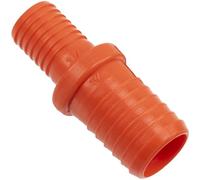 AERZETIX - Lote de 4 reductores acanalados 1"x3/4" para manguera de riego | plástico | manguito conexión reducido sistema riego equipo accesorio jardinería