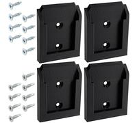 AERZETIX Lote de 4 soportes de pared para baterías compatible con Metabo 18V / 14.4V sistema CAS/incompatible con Metabo HPT anteriormente Hitachi o baterías antiguas de 12V