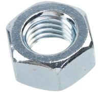 AERZETIX - Lote de 60 tuercas hexagonales M12 con roscas métrica - acero zincado - color plata - montajes mecánicos y electrónicos proyectos bricolaje