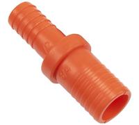 AERZETIX - Lote de 8 reductores acanalados 3/4"x1/2" para manguera de riego | plástico | manguito conexión reducido sistema riego equipo accesorio jardinería