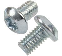 AERZETIX - NV17363 - Juego de 20 tornillos de metal M3x5mm con cabeza abombada hueca huella estrella T10 rosca métrica - en acero - color plata