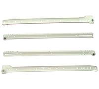 AERZETIX: Par de guías de rodillo correderas para cajones 25kg (45cm)