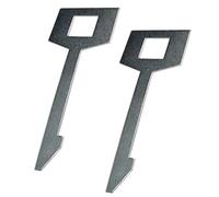 AERZETIX: Par de Llaves extracción para Desmontar desmontaje de autoradio Compatible con Kenwood C43431