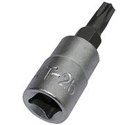 Aerzetix - Puntas para Tornillos T25 - Llave de vaso 1/4” - C2167
