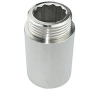 AERZETIX - Racor Prolongación de Unión Recto para Atornillar - Rosca Macho/Hembra 3/4" - Longitud 40mm - en Metal