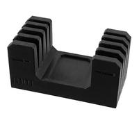 AERZETIX - Soporte para hilo de soldadura con 4 ranuras, guías para cables de 3, 4, 5 y 6 mm de plástico negro