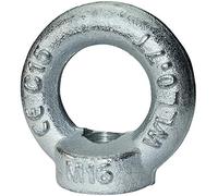 AERZETIX - Tuerca anulares - Anillo de Elevación/Ojo M16 - Acero galvanizado Rosca hembra - Ojal de grúa - Bricolaje - Color plata - C45443