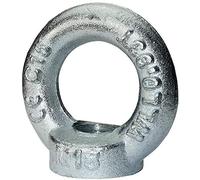 AERZETIX - Tuerca anulares - Anillo de Elevación/Ojo M18 - Acero galvanizado - Rosca hembra - Ojal de grúa - Bricolaje - Color plata - C45444