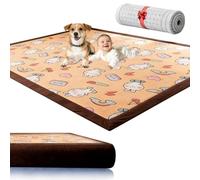 AESEMYYZ Alfombra Bebe Acolchada, 2cm Alfombra Bebe Gruesa Antideslizante, Tapete Bebes 100 x 100 cm Tapete Actividades de Interior, Alfombras Juegos Bebes, Recién Nacido