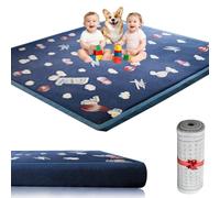 AESEMYYZ Alfombra de Terciopelo Coral para Niños 2 cm Grosor, Alfombra de Terciopelo, Alfombra para Gatear Bebé, Manta para Gatear para Habitación Infantil y Salón 130 x 160 cm