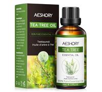 AESHORY Aceite Esencial de Árbol de Té 50ML, Natural Tea Tree Oil, Aceites de Aromaterapia Premium para Humidificador, Masaje, Baño, Cuidado la Cara, Cuerpo y Cabello, Relajación y Calma