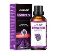 AESHORY Aceite Esencial de Lavanda 50ML, Natural Aceite de Lavanda, Aceites de Fragancia Aromaterapia Premium para Humidificador, Masaje, Baño, Cuidado la Piel, Relajación y Calma