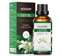 AESHORY Aceite Esencial de Lirio 50ML, Natural Aceite de Aromaterapia de Lirio, Aceites de Fragancia Premium para Humidificador, Masaje, Baño, Cuidado la Piel, Relajación y Calma