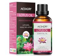 AESHORY Aceite Esencial de Loto 50ML, Natural Aceite de Aromaterapia de Loto, Aceites de Fragancia Premium para Humidificador, Masaje, Baño, Cuidado la Piel, Relajación y Calma