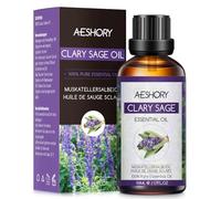 AESHORY Aceite Esencial de Salvia 50ML, Natural Aceite de Aromaterapia de Salvia, Aceites de Fragancia Premium para Humidificador, Masaje, Baño, Cuidado la Piel, Relajación y Calma