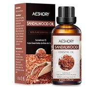 AESHORY Aceite Esencial de Sándalo 50ML, Natural Aceite de Aromaterapia de Sándalo, Aceites de Fragancia Premium para Humidificador Difusor, Masaje, Baño, Cuidado la Piel, Relajación y Calma