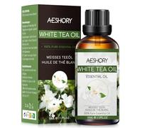 AESHORY Aceite Esencial de Té Blanco 50ML, Natural Aceite de Aromaterapia de Té Blanco, Aceites de Fragancia Premium para Humidificador, Masaje, Baño, Cuidado la Piel, Relajación y Calma