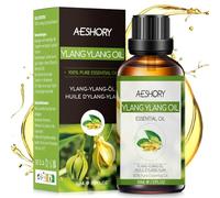 AESHORY Aceite Esencial de Ylang Ylang 50ml, 100% Puro Naturales Aceites Esenciales de Aromaterapia de Grado Terapéutico para Humidificador Difusores, Masaje, Baño, Cuidado del Cabello y la Piel