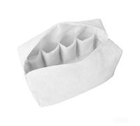 AeSiliFlex Estuche de viaje para herramientas de pelo Dyson Airwrap y Shark Styler, bonito estuche para secador de pelo con almacenamiento de accesorios, bolsa ligera para secador de pelo, White, L