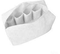 AeSiliFlex Estuche de viaje para herramientas de pelo para Airwrap y Shark Styler, bonita bolsa de transporte con almacenamiento de accesorios, bolsa ligera para secador de pelo, White, L